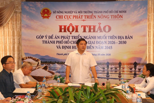 TPHCM: Tìm giải pháp để ngành muối nâng tầm giá trị và phát triển TPHCM: Tìm giải pháp để ngành muối nâng tầm giá trị và phát triển