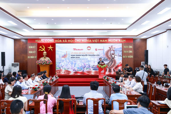 Báo Đại đoàn kết phối hợp với SABECO công bố Chương trình “Vinh danh Người truyền lửa” năm 2026
