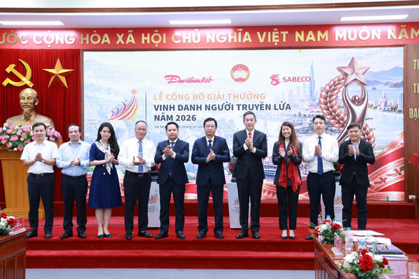 Giải thưởng “Vinh danh Người truyền lửa” 2026: Từ những việc làm tử tế đến sức mạnh kết nối và lan tỏa tinh thần đại đoàn kết dân tộc Giải thưởng “Vinh danh Người truyền lửa” 2026: Từ những việc làm tử tế đến sức mạnh kết nối và lan tỏa tinh thần đại đoàn kết dân tộc