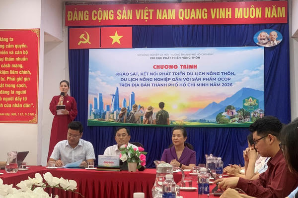 TP Hồ Chí Minh: Kết nối du lịch nông thôn, du lịch nông nghiệp gắn với sản phẩm OCOP