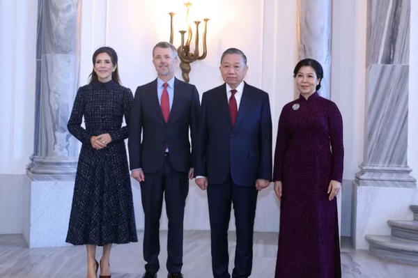 Tổng Bí thư, Chủ tịch nước Tô Lâm hội kiến Nhà vua Frederik X