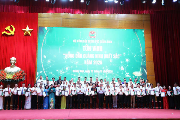 Tôn vinh 63 nông dân Quảng Ninh xuất sắc năm 2026