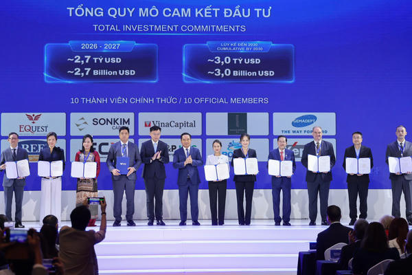 Trung tâm Tài chính quốc tế Việt Nam tại TPHCM công bố 10 thành viên đầu tiên, dự kiến huy động 2,7 tỷ USD