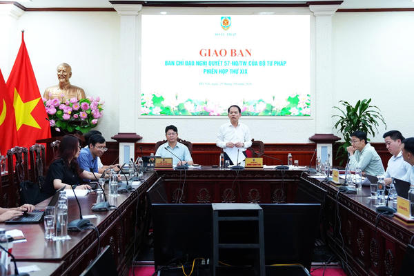 Bộ Tư pháp hoàn thành 80% nhiệm vụ chuẩn hóa, làm sạch dữ liệu hộ tịch, trợ giúp pháp lý