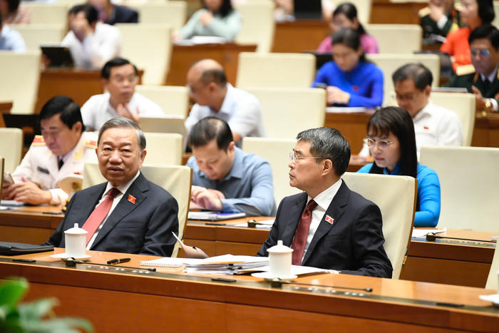 [Ảnh] Tổng Bí thư, Chủ tịch nước Tô Lâm dự phiên thảo luận 4 luật về thuế