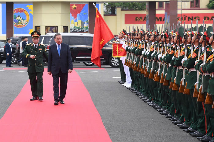 Tổng Bí thư, Chủ tịch nước Tô Lâm thăm Quân khu 5