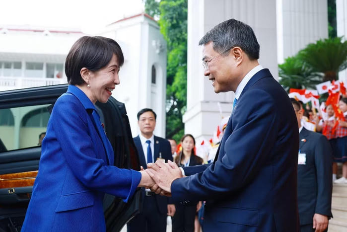 Lễ đón Thủ tướng Nhật Bản Takaichi Sanae thăm chính thức Việt Nam