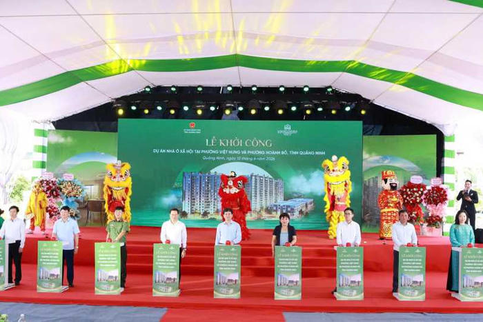 Quảng Ninh: Khởi công dự án nhà ở xã hội quy mô hơn 1.100 căn