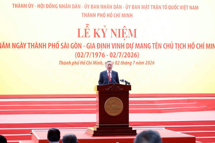 Phát biểu của Tổng Bí thư, Chủ tịch nước Tô Lâm tại lễ kỷ niệm 50 năm Ngày thành phố Sài Gòn-Gia Định vinh dự mang tên Chủ tịch Hồ Chí Minh