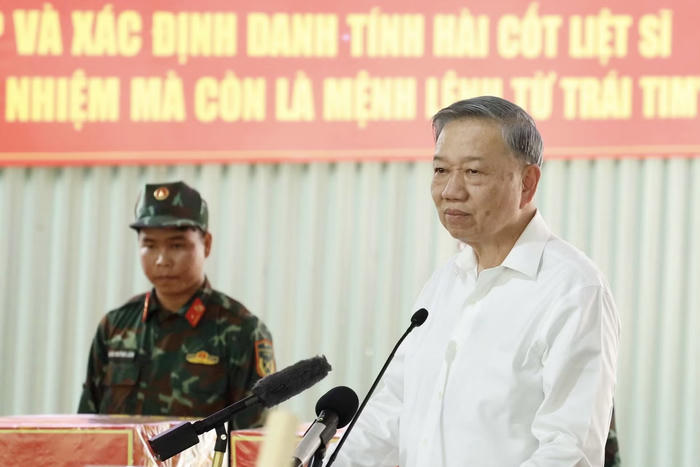 Bài phát biểu của Tổng Bí thư, Chủ tịch nước Tô Lâm tại cuộc gặp gỡ lực lượng làm nhiệm vụ tại công viên Lê Thị Riêng