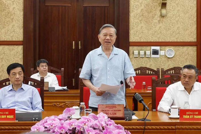Tổng Bí thư, Chủ tịch nước Tô Lâm làm việc với Ban Thường vụ Đảng ủy Thanh tra Chính phủ