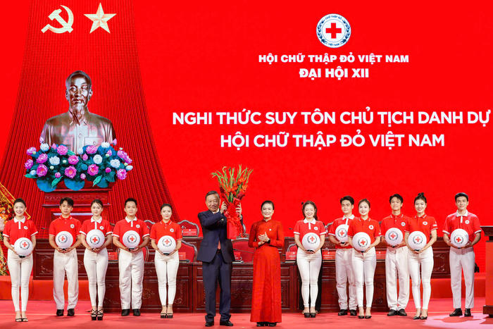 Tổng Bí thư, Chủ tịch nước Tô Lâm giữ cương vị Chủ tịch danh dự Hội chữ thập Đỏ Việt Nam