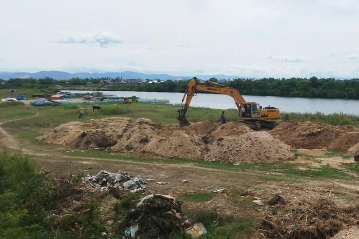 Gia Lai: Truy tìm đối tượng khai thác cát trái phép trên sông Kôn