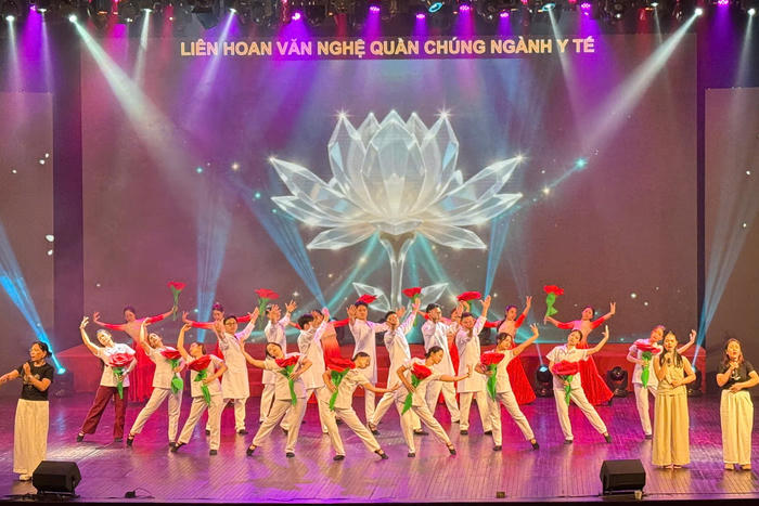 Sôi nổi liên hoan Nghệ thuật quần chúng ngành Y tế Việt Nam 