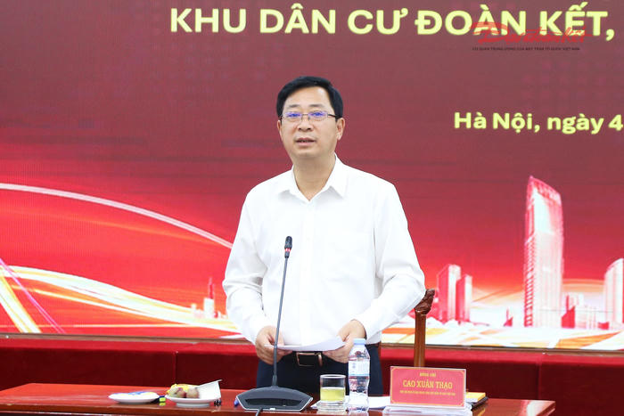 Hoàn thiện Hướng dẫn xây dựng "Khu dân cư đoàn kết, an toàn, ấm no, hạnh phúc"