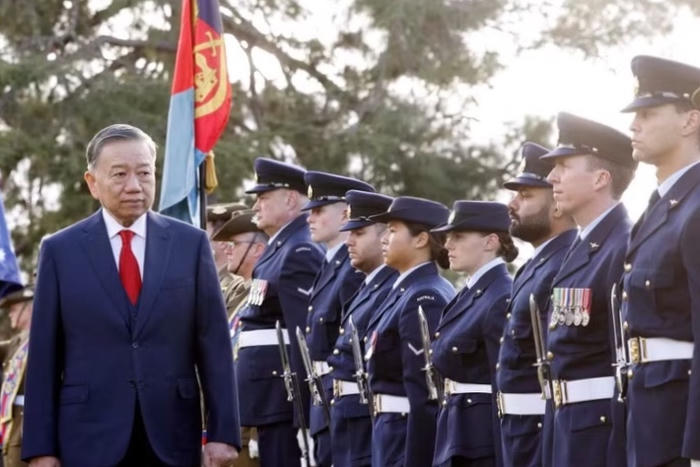 Lễ đón Tổng Bí thư, Chủ tịch nước Tô Lâm thăm cấp Nhà nước Australia