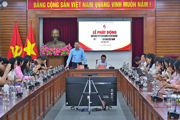 Phát động Giải Báo chí vì sự nghiệp phát triển văn hóa Việt Nam 2026