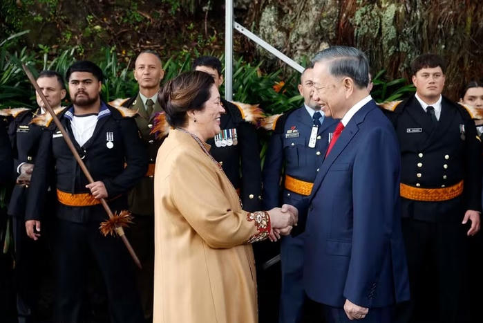 Lễ đón Tổng Bí thư, Chủ tịch nước Tô Lâm thăm cấp Nhà nước tới New Zealand
