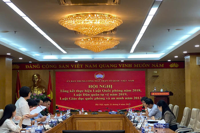 Nâng cao hiệu quả công tác quốc phòng, quân sự tại cơ quan Ủy ban Trung ương MTTQ Việt Nam