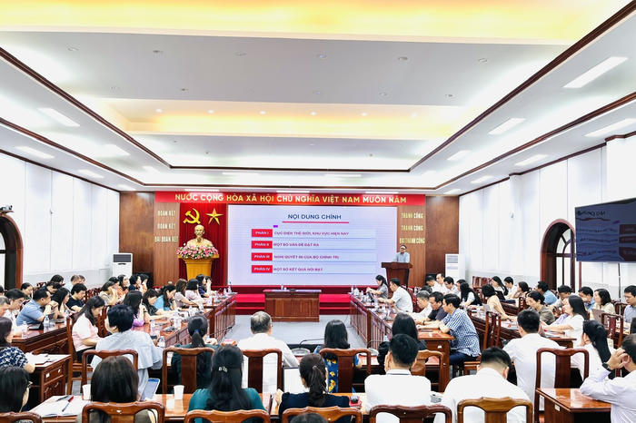 Đảng ủy Cơ quan UBTƯ MTTQ Việt Nam cập nhật thông tin thời sự quốc tế cho cán bộ, đảng viên