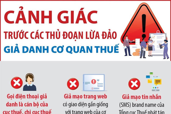 Thuế Hà Nội cảnh báo trường hợp mạo danh cán bộ thuế thực hiện hành vi lừa đảo