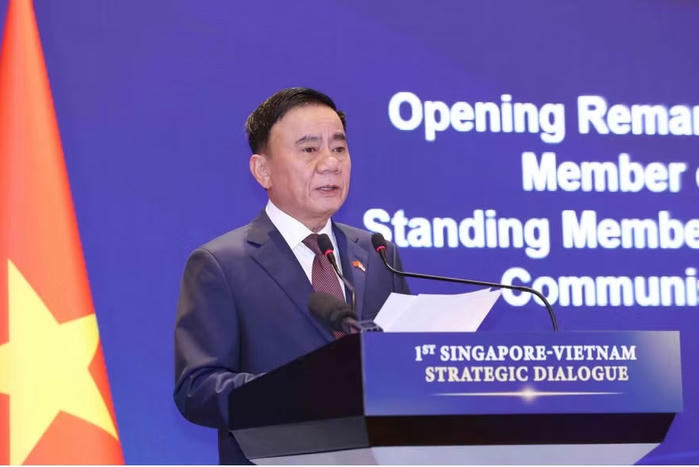 Thường trực Ban Bí thư Trần Cẩm Tú đồng chủ trì Đối thoại Chiến lược Việt Nam-Singapore lần thứ nhất