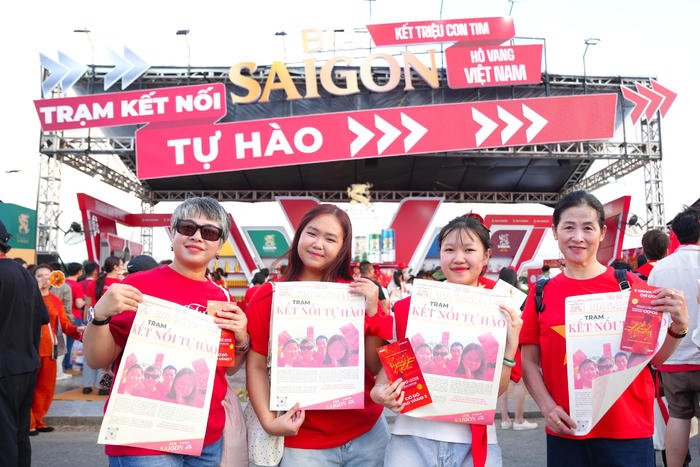Bia Saigon kết nối thế hệ trẻ bằng niềm tự hào Việt Nam tại "Tổ quốc trong tim"
