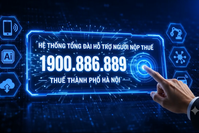 Hà Nội công bố tổng đài hỗ trợ người nộp thuế 1900.886.889