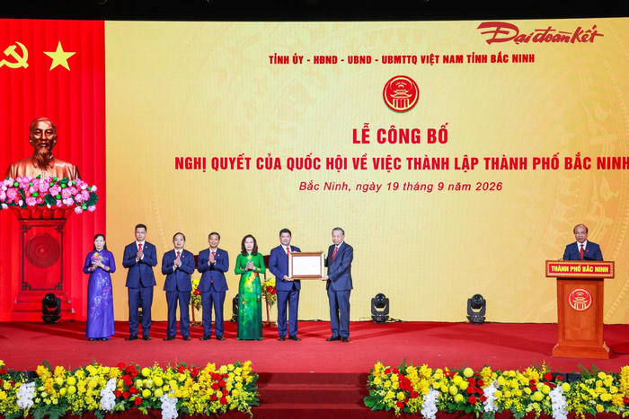Bắc Ninh chính thức trở thành thành phố trực thuộc Trung ương từ ngày 20/9