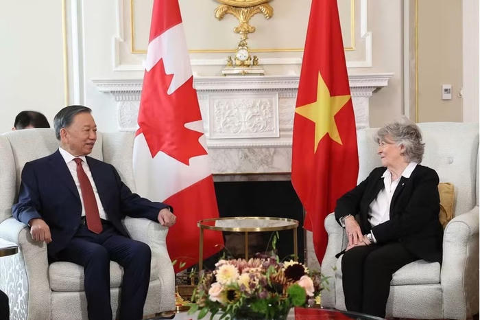 Tổng Bí thư, Chủ tịch nước Tô Lâm hội kiến với Toàn quyền Canada Louise Arbour