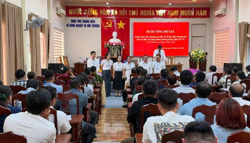 "Choáng váng" giá cát đấu giá tại Quảng Ngãi: Vượt mốc 1 triệu đồng/m³, cao gấp 4 lần thị trường