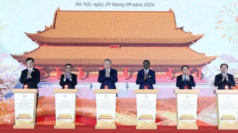 Tổng Bí thư, Chủ tịch nước Tô Lâm dự Lễ khởi công Dự án đầu tư bảo quản, tu bổ, phục hồi Điện Kính Thiên