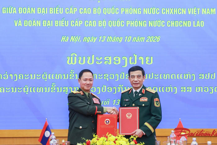 Việt Nam - Lào ký Kế hoạch hợp tác quốc phòng năm 2027