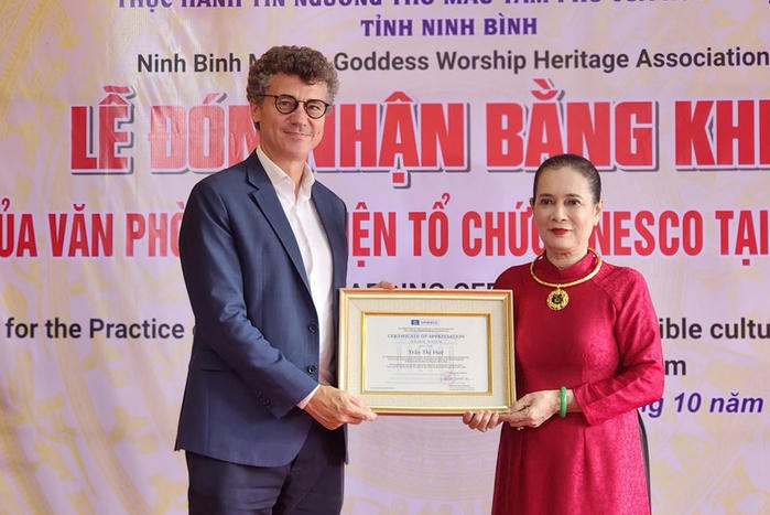 UNESCO vinh danh 41 nghệ nhân, người thực hành tín ngưỡng thờ Mẫu Tam phủ