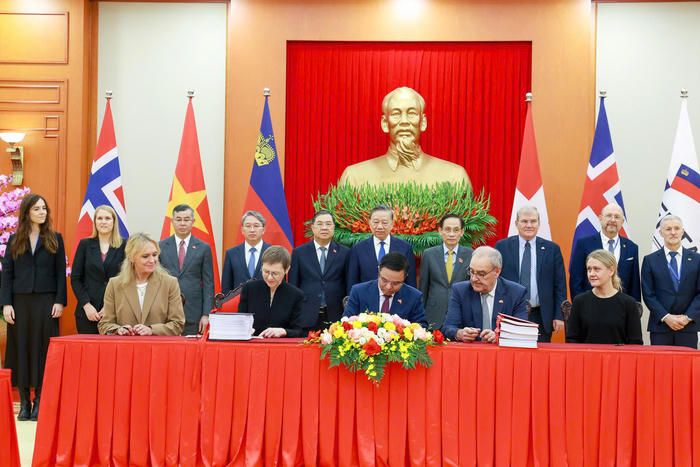Chính thức ký kết Hiệp định Thương mại Tự do Việt Nam-EFTA
