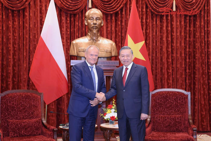 Tổng Bí thư, Chủ tịch nước Tô Lâm tiếp Thủ tướng Ba Lan Donald Tusk