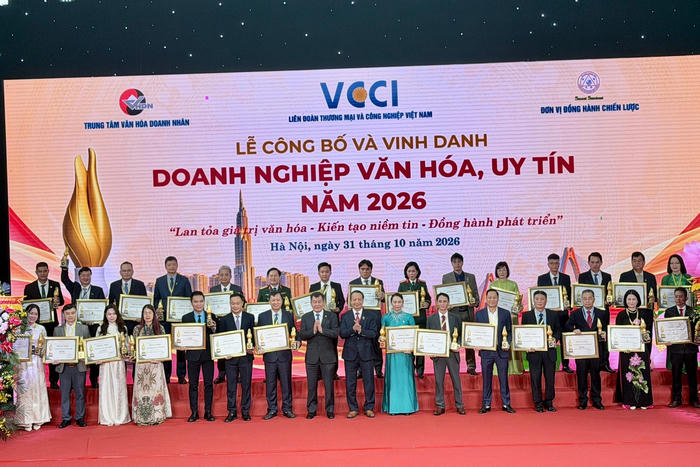 VCCI vinh danh 100 doanh nghiệp văn hóa, uy tín năm 2026