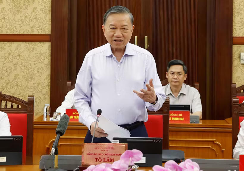 Thông báo Kết luận của Tổng Bí thư, Chủ tịch nước Tô Lâm tại Phiên họp Ban Chỉ đạo Trung ương thực hiện Nghị quyết 57