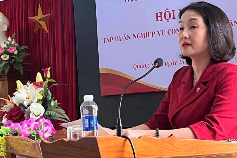 Quảng Ngãi: Tập huấn nghiệp vụ công tác Mặt trận khu vực phía Tây