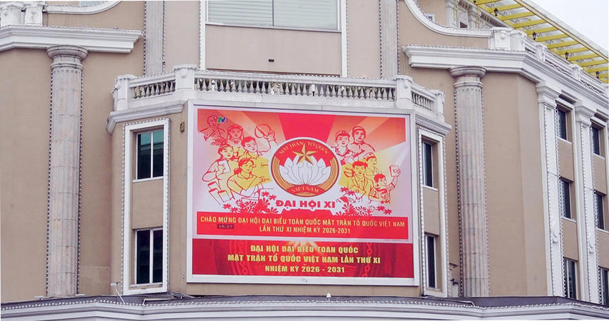 Hà Nội rực rỡ cờ hoa chào mừng Đại hội MTTQ Việt Nam lần thứ XI