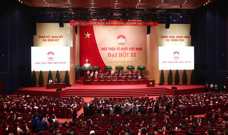Khai mạc phiên làm việc đầu tiên Đại hội MTTQ Việt Nam lần thứ XI