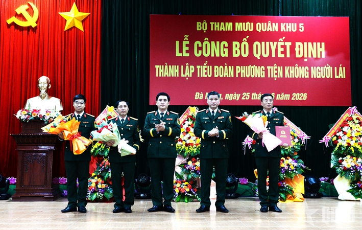 Thành lập một số tiểu đoàn phương tiện không người lái 