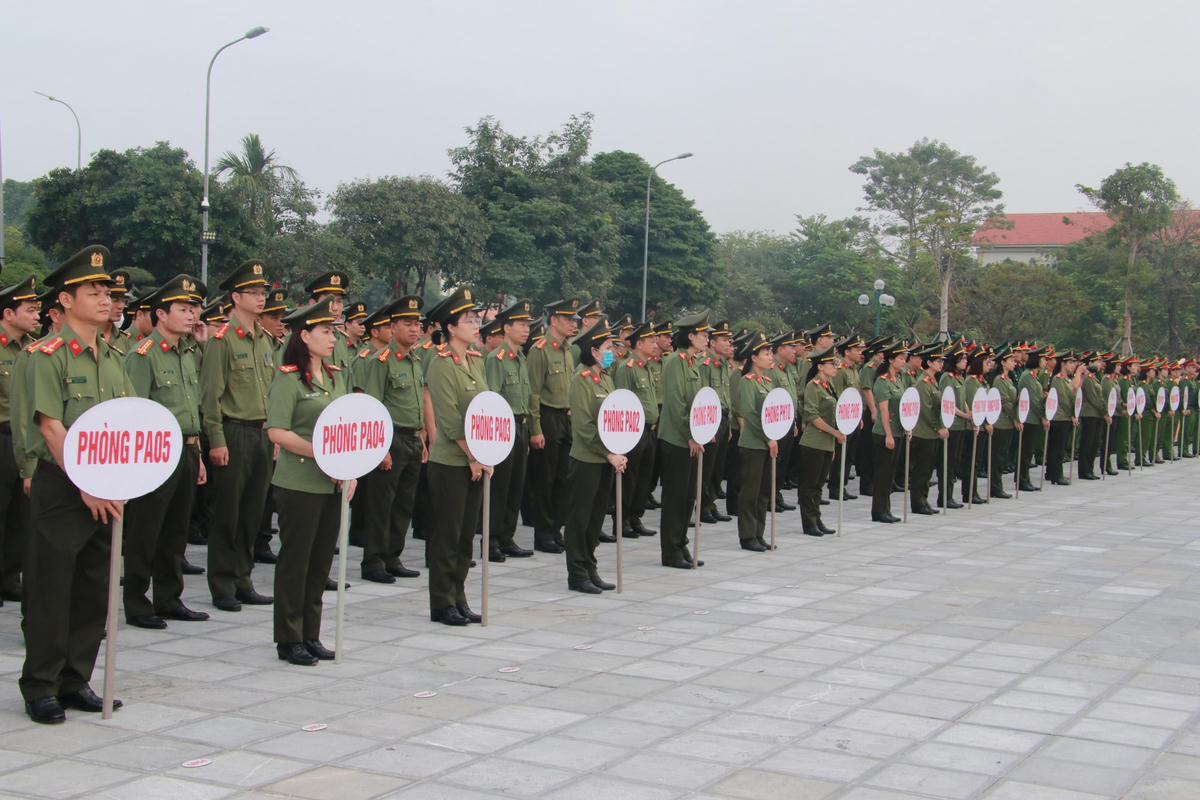 Nam Định: Giám đốc Công an tỉnh phát lệnh ra quân trấn áp tội phạm dịp Tết