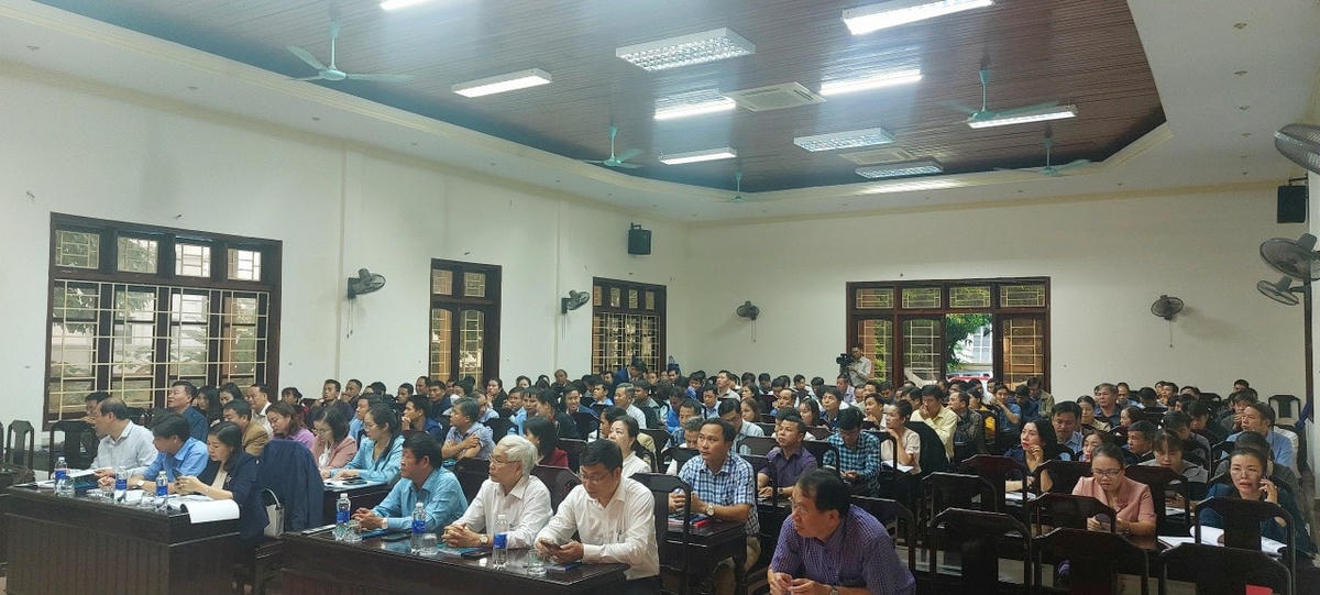 Quang cảnh Lớp bồi dưỡng nghiệp vụ.