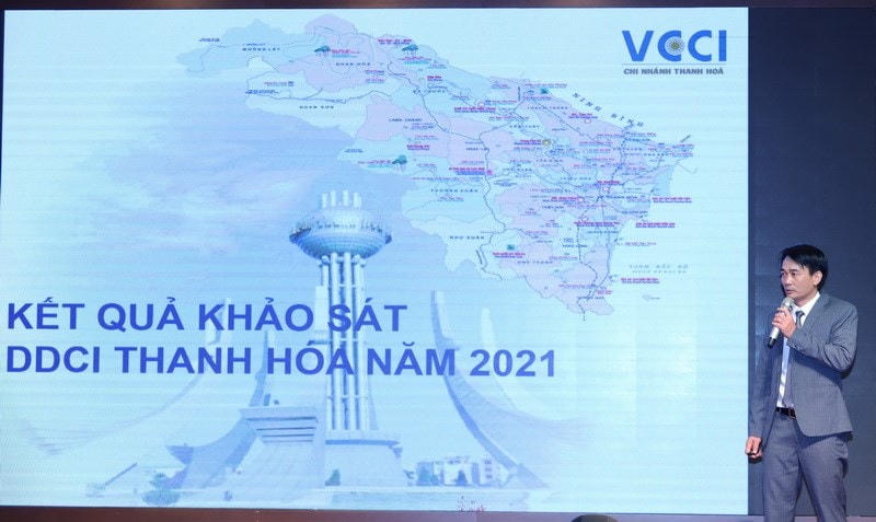 VCCI Thanh Hoá công bố kết quả DCCI của 22 sở, ban, ngành và 27 địa phương trong tỉnh.