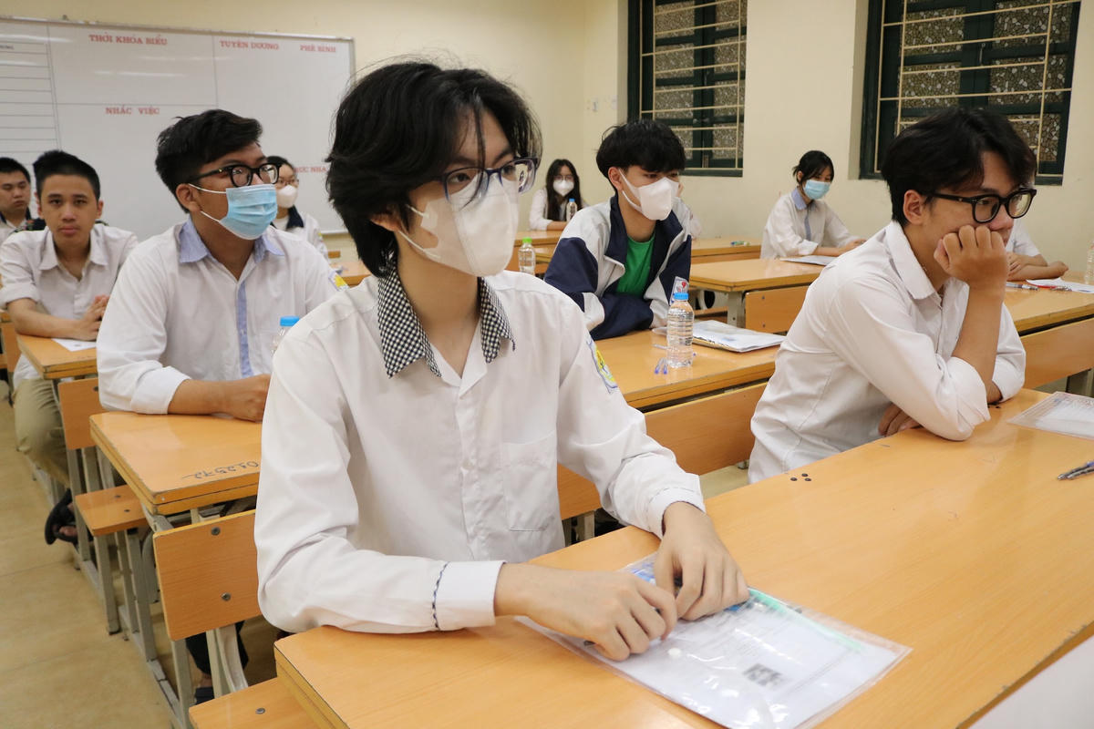 Thí sinh dự thi tốt nghiệp THPT.