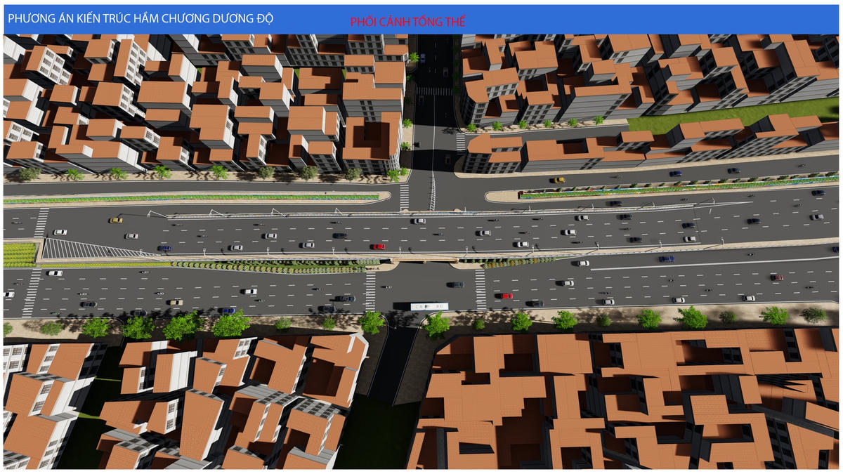 “Việc xây dựng hầm chui rất phù hợp với hiện trạng giao thông của khu vực. Chúng tôi sẽ thực hiện theo 3 giai đoạn. Đến nay, giai đoạn 1 gồm có, giải phóng mặt bằng đã được hoàn thành xong. Đối với phương án đảm bảo an toàn đê, cũng đã được nghiên cứu và được Bộ Nông nghiệp và Phát triển nông thôn cơ bản đồng thuận. Chúng tôi sẽ thi công 2 cửa phai gồm cả tự động và đóng mở thủ công để đề phòng thiên tai, hoạc trong trường hợp khẩn cấp có thể đóng cửa hầm”, ông Trịnh Hoàng Tùng thông tin thêm.