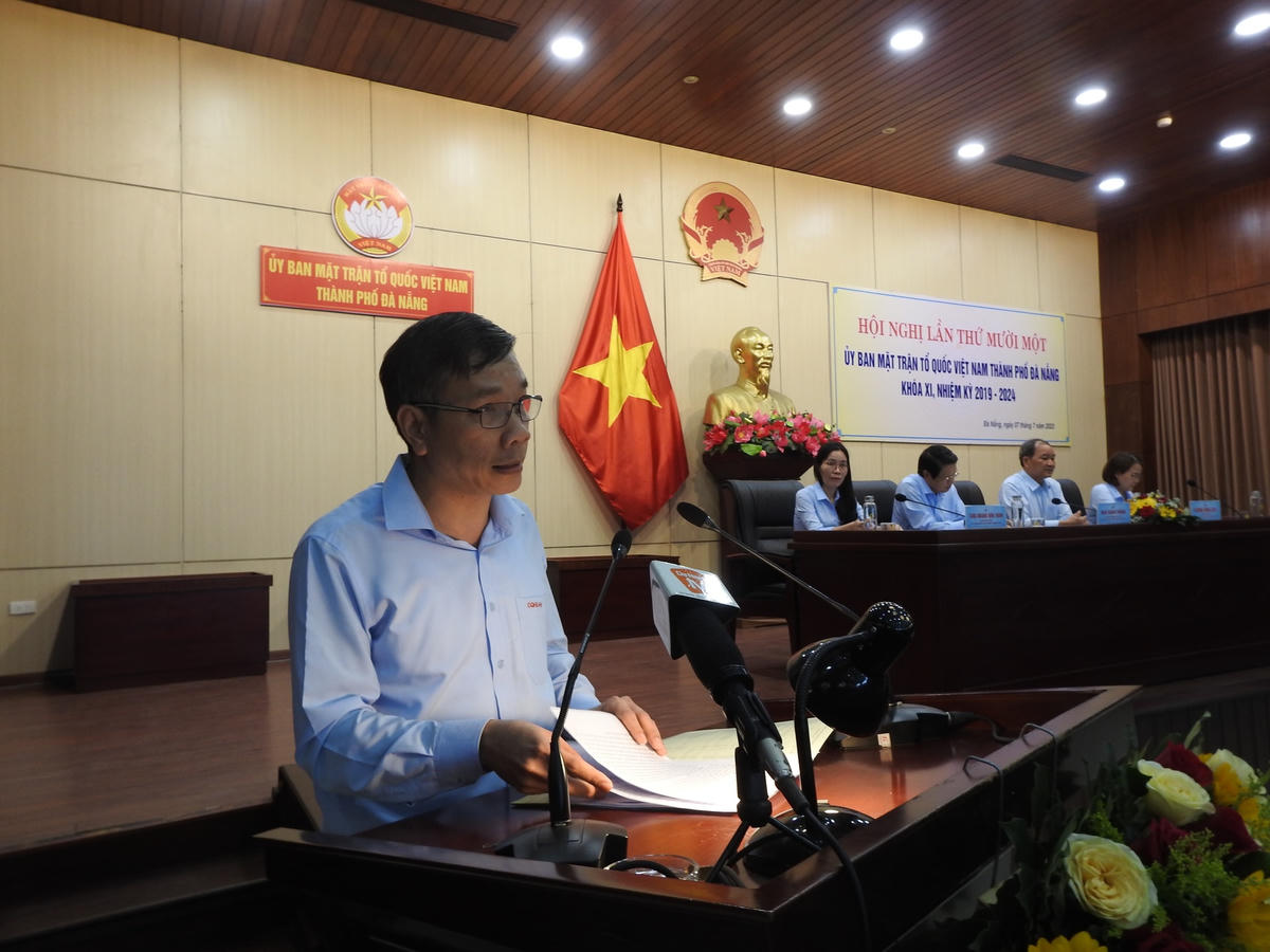 Đại biểu tham luận tại Hội nghị. Ảnh: Thanh Tùng.