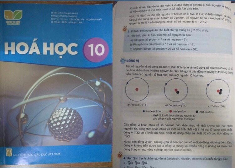 Cách đọc các nguyên tố hóa học theo SGK môn Hóa học lớp 10 mới có nhiều thay đổi.