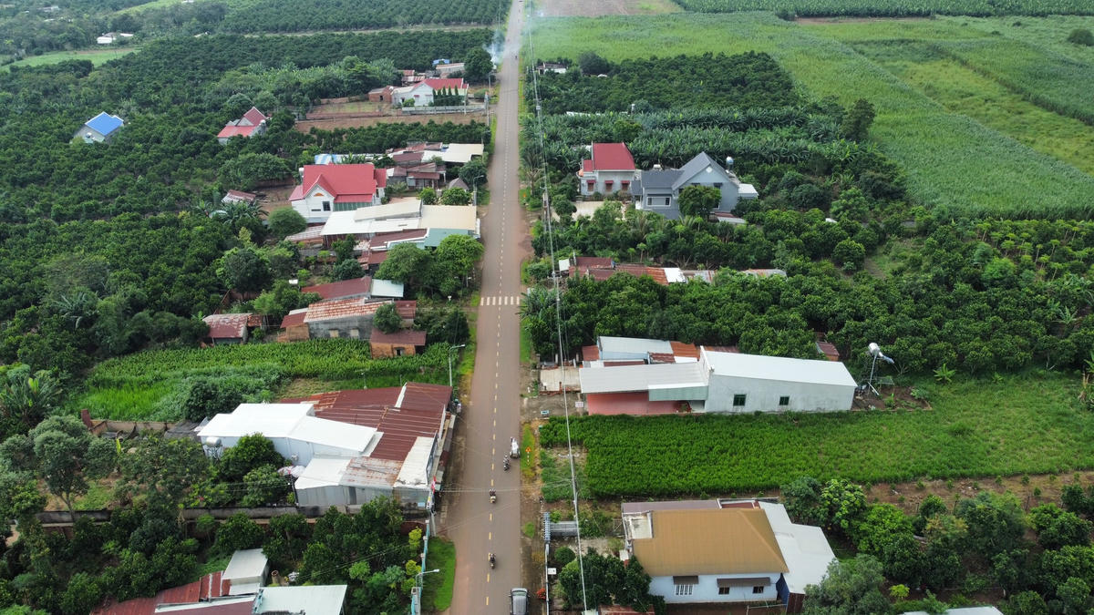 Một góc khu dân cư "2 không" ở ấp 6, xã Xuân Bắc. Ảnh: Mạnh Thìn.